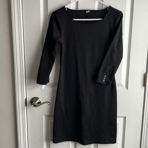 Black 3/4 arm dress